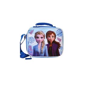 frozen 2 bag with strap lunch box, small, blue