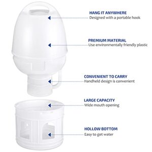 POPETPOP Pigeon Water Dispenser, Bird Feeding Drinker Dispenser Pigeons Feeder Water Pot Container Birds - Automatic Feeders Water Dispenser
