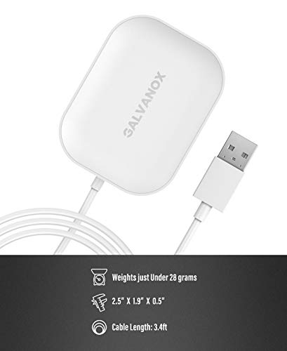 Galvanox AirPods Pro Charger - Wireless Charging Station for Apple AirPod Pro (White)