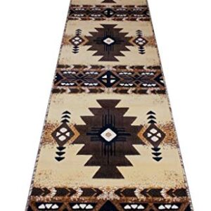 Champion Rugs Southwest Native American Navajo Aztec Indian Berber Carpet Area Rug (2 Feet X 7 Feet Runner)