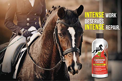 HARRIS Happy Horse Liniment, Wintergreen Cream for Sore Muscle & Joint Pain Relief, 16oz