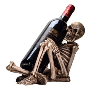 pacific trading skeleton wine bottle holder kitchen decoration new