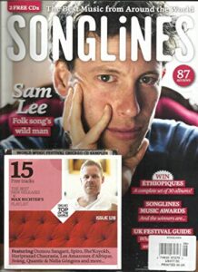 songlines magazine, the best music from around the world june, 2017 issue, 128 (please note: all these magazines are pet & smoke free magazines. no address label. (single issue magazine)