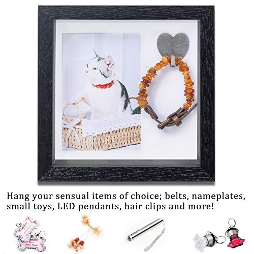 KCRasan Pet Picture Frame Memorial - Dog Memorial Sentiment Frame for Loss of Dog Gifts - Pet Collar Frame Remembrance Sympathy Dog or Cat Tribute Keepsake