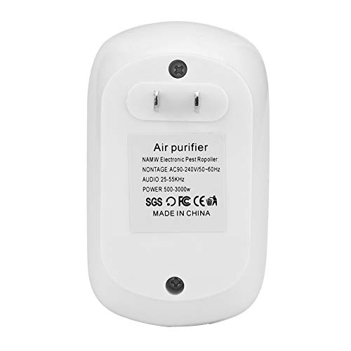 Portable Air Cleaner, Household Mini Air Purifier Freshener Cleaner, Toilet Deodorization - 90-240V US Plug