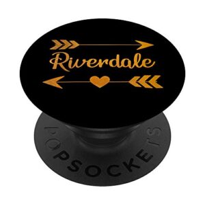 riverdale il illinois funny city home roots usa women gift popsockets popgrip: swappable grip for phones & tablets