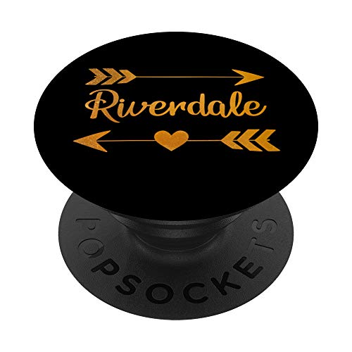 RIVERDALE IL ILLINOIS Funny City Home Roots USA Women Gift PopSockets PopGrip: Swappable Grip for Phones & Tablets