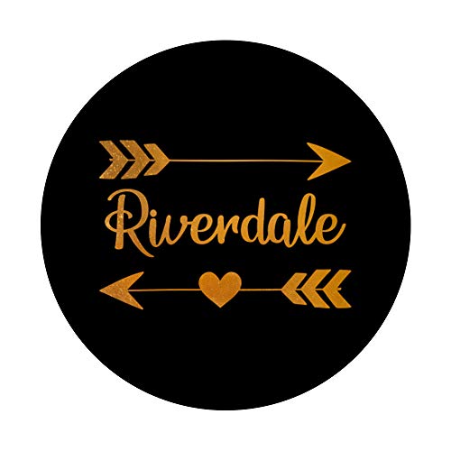 RIVERDALE IL ILLINOIS Funny City Home Roots USA Women Gift PopSockets PopGrip: Swappable Grip for Phones & Tablets