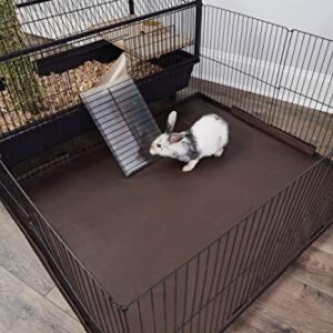 Oxbow Enriched Life Small Animal Playpen - Leakproof Floor Cover for Rabbits, Guinea Pigs & Other Small Pets (Extra Large)