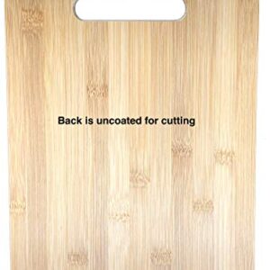 Boss Appreciation gift-Gift for leader, Manager-Engraved Bamboo Cutting board 9” x 12”