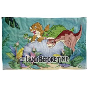 trevco land before time littlefoot and friends fleece blanket (36x58)