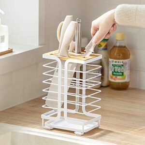 Poeland Knife Block Kitchen Knife Holder Storage Organizer