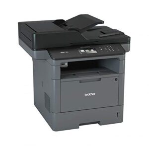 Brother Monochrome Laser Printer, Multifunction Printer, All-in-One Printer, MFC-L5900DW, Wireless Networking, Mobile Printing & Scanning, Duplex Print, Copy & Scan, (Renewed)