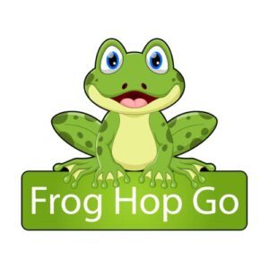 Frog Hop Classroom Playscape - Sensory Path - 15 Highly Durable Vinyl Decals for School Hallway Floors