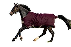horseware amigo hero ripstop 100g blanket fig/navy&tan 78