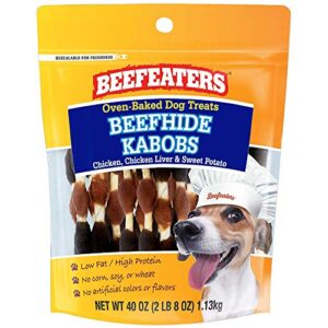 beefeaters beefhide kabob treat for dogs | 40 oz