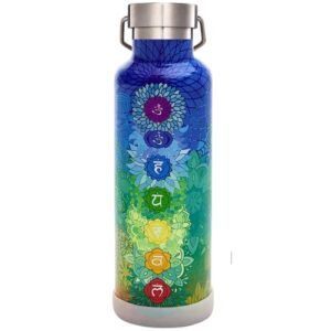 rehydrate pro 25oz insulated water bottle with straw, bonus lids and leak proof flask to keep liquids hot or cold- triple wall vacuum water bottle insulated, perfect for gifts