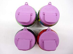 beverage buddee can cover - best can cover for standard size soda/beer/energy drink cans - made in the usa - bpa-pcb free - 4 pack (lilac)