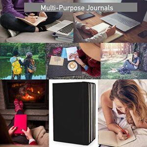 Simply Genius A5 Notebooks for Work, Travel, Business, School & More - College Ruled Notebook - Hardcover Journals for Women & Men - Lined Books with 192 pages, 5.7" x 8.4"(Black, 20 Pack)