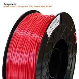 ENOMAKER 3D Printer Silk PLA Red 1.75MM Filament for Creality CR-10 V2 Ender 3, Ender Pro, Ender 5,Ender 3 Pro V2