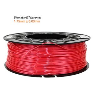 ENOMAKER 3D Printer Silk PLA Red 1.75MM Filament for Creality CR-10 V2 Ender 3, Ender Pro, Ender 5,Ender 3 Pro V2