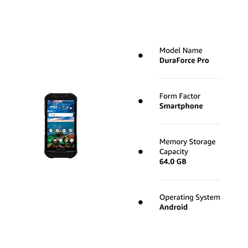 Kyocera DuraForce Pro 2 with Sapphire Shield E6910 Black - Verizon (Renewed)