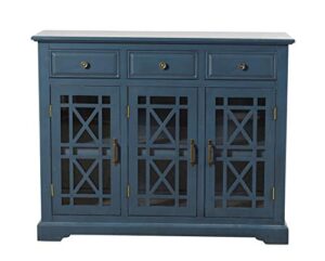 collective design archer ridge sideboard, navy blue