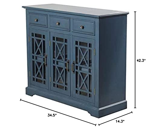 Collective Design Archer Ridge Sideboard, Navy Blue