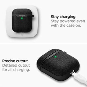 Spigen Urban Fit Designed for Apple Airpods Case Cover for Airpods 1 & 2 [LED Light Visible] - Black