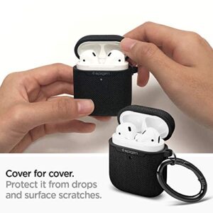 Spigen Urban Fit Designed for Apple Airpods Case Cover for Airpods 1 & 2 [LED Light Visible] - Black