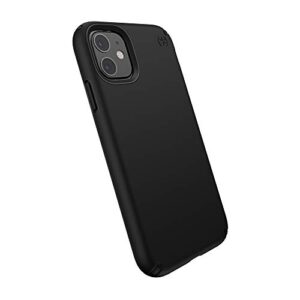 speck presidio pro case for iphone 11, black/black