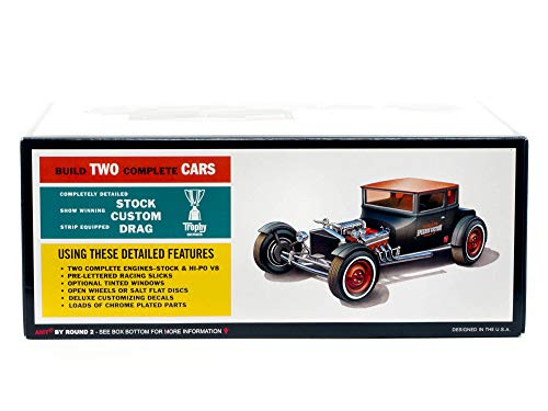 Unknown 1925 Ford T Chopped 1:25 Scale Model Kit, Neutral (AMT1167)