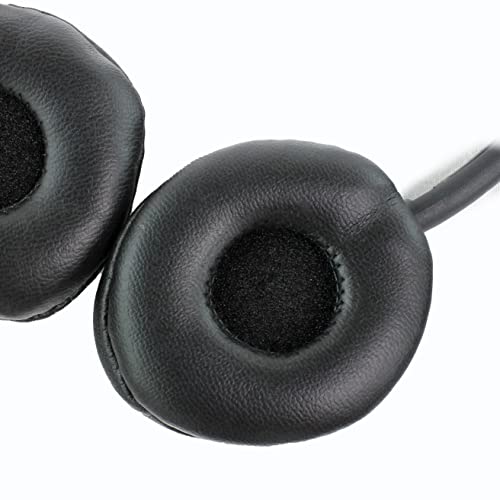 Soundnetic SN313 Classroom Over The Head Stereo Headphones with Leatherette Earpads, Black, Count of 25, Pack of 1