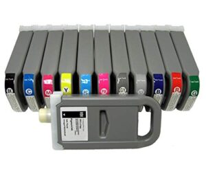 vivid colors pfi-1700 compatible ink cartridge replacement for canon pfi1700 (700ml, 12-pack) for ipf2000, ipf4000, ipf4000s ipf6000 ipf6000s printers