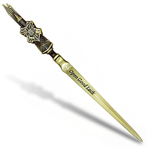 Potter Letter Opener Envelope Slitter Gifts for Men Women, Mail Opener Office Desk Accessories