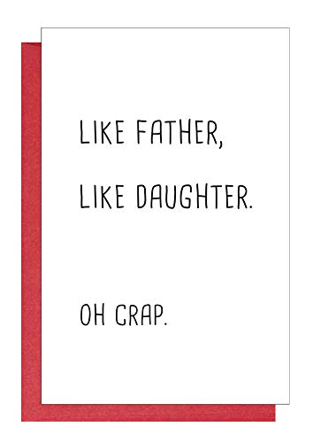 Maplelon Funny Birthday Card for Father, Joke Bday Card for Dad, Humorous Father's Day Card from Daughter…