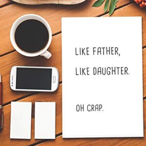 Maplelon Funny Birthday Card for Father, Joke Bday Card for Dad, Humorous Father's Day Card from Daughter…