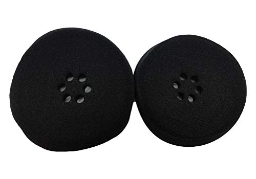 Premium Earpads Sponge Foam Ear Cushion Repair Parts for Plantronics SupraPlus CS351 CS351N CS361N CS510 CS520 W710 W720 WO300 WO350 71781-01 Wireless Headset (1 Pair)