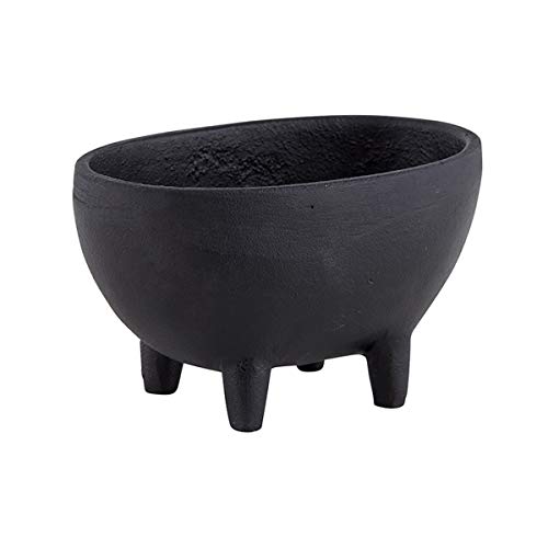 Small Cast Iron Footed Serving Bowl, 5 Inch (W)