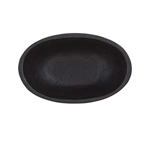 Small Cast Iron Footed Serving Bowl, 5 Inch (W)