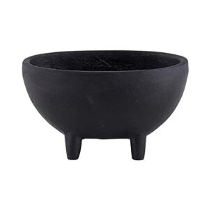 Small Cast Iron Footed Serving Bowl, 5 Inch (W)