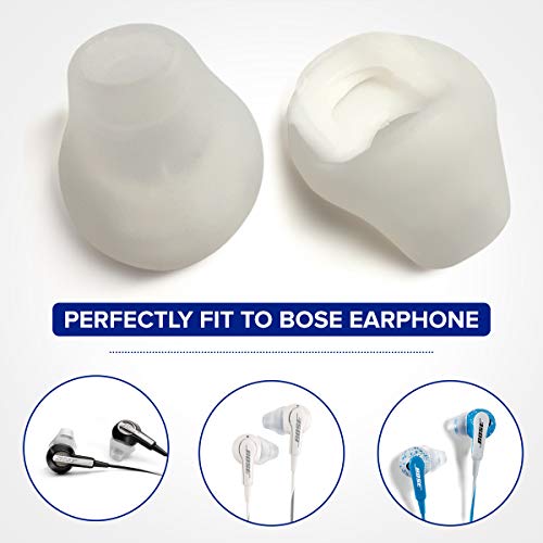 Cerepros Silicone Earbuds Replacement Tips for Bose in-Ear Earphones Small Medium Large 3 Pairs