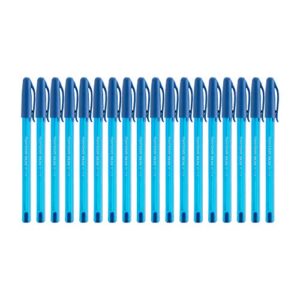 paper mate inkjoy 100st ballpoint stick pens, medium point, blue ink, 18 count