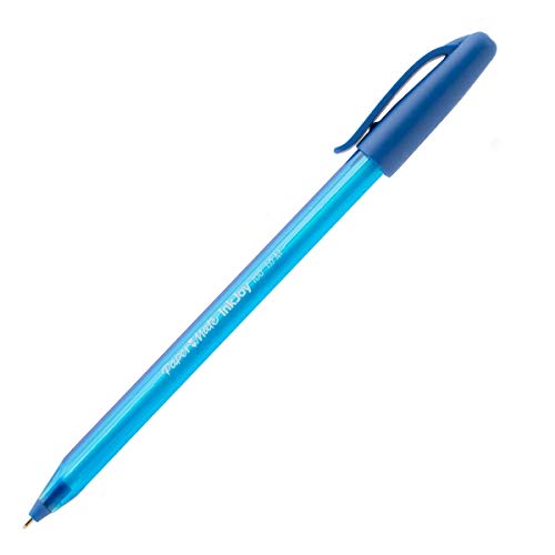 Paper Mate InkJoy 100ST Ballpoint Stick Pens, Medium Point, Blue Ink, 18 Count