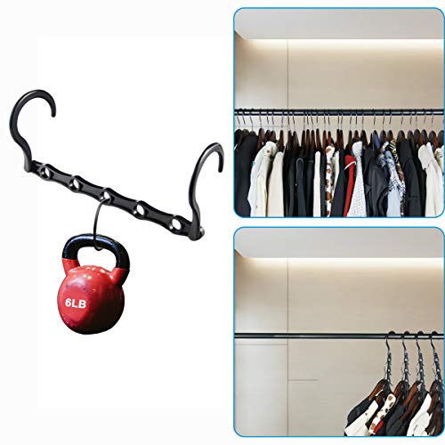 Cascading Hanger Organizer for Clothing Wardrobe,Closet Space Hanger Organizer Saver Pack of 10 Pack with Sturdy Plastic Hanger Clothes Hangers Organizer for Heavy Clothes ,Trouser, Jeans Etc