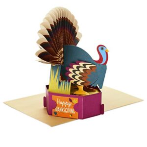 hallmark paper wonder thanksgiving pop up card (turkey)
