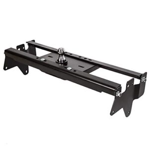 ecotric complete underbed gooseneck trailer hitch compatible with 1999-2010 silverado sierra gmc 2500 hd 3500 hd