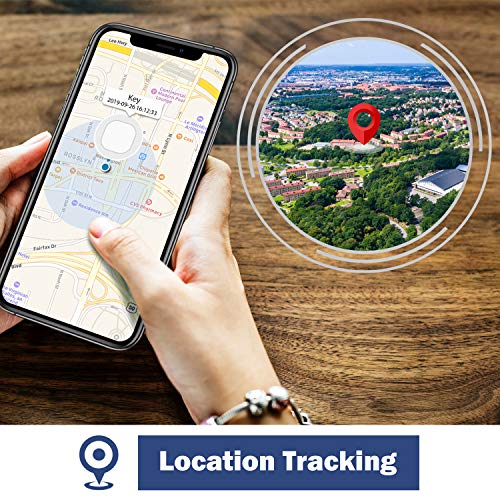 Nutale Focus Key Finder Smart Tracker Anti-Lost Alarm Item Locator Wireless for Key Phone Wallet Pet Bluetooth Tracking Device with Replaceable Battery Black 1Pcs