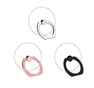 transparent circular cell phone ring holder kickstand,clear phone finger ring grip stand for phones,pad