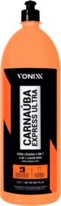 vonixx carnauba express ultra concentrated 2 in 1 wax 50.7 fl oz (1.5l) - for paint and plastics